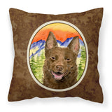 Caroline'S Treasures Ss8422Pw1414 Australian Kelpie Decorative Canvas Fabric Pillow, Large, Multicolor