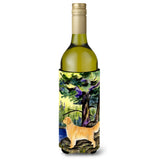 Golden Retriever Wine Bottle Beverage Insulator Beverage Insulator Hugger Ss8426Literk