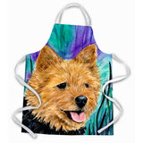 Caroline'S Treasures Ss8431Apron Norwich Terrier Apron, Large, Multicolor