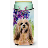 Lhasa Apso Tall Boy Beverage Insulator Beverage Insulator Hugger