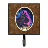 Caroline'S Treasures Ss8442Sh4 Starry Night Scottish Terrier Leash Holder Or Key Hook, Small, Multicolor