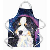 Caroline'S Treasures Ss8446Apron Starry Night Bernese Mountain Dog Apron, Large, Multicolor