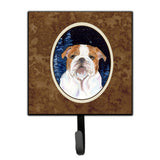 Caroline'S Treasures Ss8447Sh4 Starry Night English Bulldog Leash Holder Or Key Hook, Small, Multicolor
