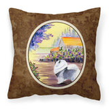 Caroline'S Treasures Ss8452Pw1414 Keeshond Decorative Canvas Fabric Pillow, Large, Multicolor