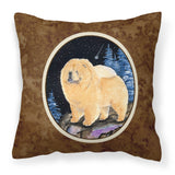 Caroline'S Treasures Ss8454Pw1414 Starry Night Chow Chow Decorative Canvas Fabric Pillow, Large, Multicolor