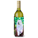 Samoyed Wine Bottle Beverage Insulator Beverage Insulator Hugger