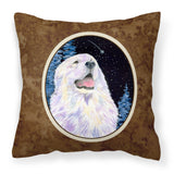 Caroline'S Treasures Ss8466Pw1414 Starry Night Great Pyrenees Fabric Pillow, Large, Multicolor