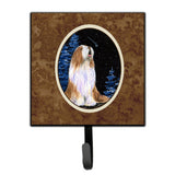 Caroline'S Treasures Ss8467Sh4 Starry Night Bearded Collie Leash Holder Or Key Hook, Small, Multicolor