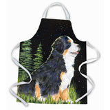 Caroline'S Treasures Ss8468Apron Starry Night Bernese Mountain Dog Apron, Large, Multicolor