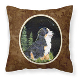 Caroline'S Treasures Ss8468Pw1414 Starry Night Bernese Mountain Dog Fabric Pillow, Large, Multicolor