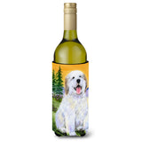 Great Pyrenees Wine Bottle Beverage Insulator Beverage Insulator Hugger Ss8469Literk