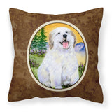Caroline'S Treasures Ss8469Pw1414 Great Pyrenees Decorative Canvas Fabric Pillow, Large, Multicolor