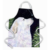 Caroline'S Treasures Ss8470Apron Starry Night Great Pyrenees Apron, Large, Multicolor