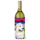Great Pyrenees Wine Bottle Beverage Insulator Beverage Insulator Hugger Ss8473Literk