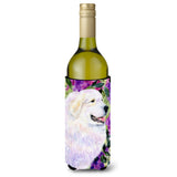 Great Pyrenees Wine Bottle Beverage Insulator Beverage Insulator Hugger Ss8474Literk