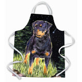 Caroline'S Treasures Ss8475Apron Starry Night Rottweiler Apron, Large, Multicolor