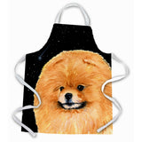 Caroline'S Treasures Ss8481Apron Starry Night Pomeranian Apron, Large, Multicolor