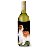 Starry Night Welsh Springer Spaniel Wine Bottle Beverage Insulator Beverage Insulator Hugger