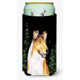Starry Night Collie Smooth Tall Boy Beverage Insulator Beverage Insulator Hugger