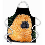 Caroline'S Treasures Ss8489Apron Starry Night Chow Chow Apron, Large, Multicolor