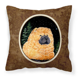 Caroline'S Treasures Ss8489Pw1414 Starry Night Chow Chow Decorative Canvas Fabric Pillow, Large, Multicolor