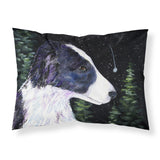 Caroline'S Treasures Ss8490Pillowcase Starry Night Border Collie Moisture Wicking Fabric Standard Pillowcase, Large, Multicolo