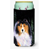 Starry Night Collie Tall Boy Beverage Insulator Beverage Insulator Hugger