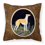 Caroline'S Treasures Ss8492Pw1414 Starry Night Whippet Decorative Canvas Fabric Pillow, Large, Multicolor