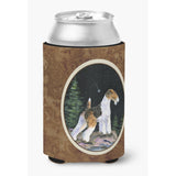 Starry Night Fox Terrier Can Or Bottle Beverage Insulator Hugger