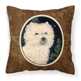 Caroline'S Treasures Ss8502Pw1414 Starry Night Cairn Terrier Fabric Pillow, Large, Multicolor