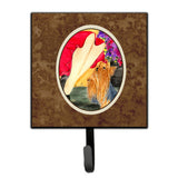 Caroline'S Treasures Ss8522Sh4 Lady With Her Yorkie Leash Holder Or Key Hook, Small, Multicolor