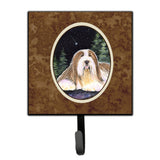 Caroline'S Treasures Ss8529Sh4 Starry Night Bearded Collie Leash Holder Or Key Hook, Small, Multicolor