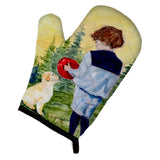 Caroline'S Treasures Ss8530Ovmt Little Boy With His Golden Retriever Oven Mitt, 12 By 8.5, Multicolor