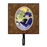 Caroline'S Treasures Ss8538Sh4 Lady Driving With Her Pomeranian Leash Holder Or Key Hook, Small, Multicolor
