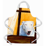Caroline'S Treasures Ss8542Apron Bull Terrier Apron, Large, Multicolor