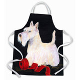 Caroline'S Treasures Ss8553Apron Scottish Terrier Apron, Large, Multicolor