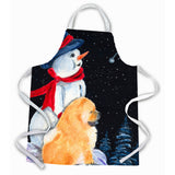 Caroline'S Treasures Ss8554Apron Snowman With Chow Chow Apron, Large, Multicolor