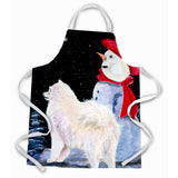 Caroline'S Treasures Ss8572Apron Samoyed Apron, Large, Multicolor