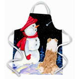 Caroline'S Treasures Ss8573Apron Australian Shepherd Apron, Large, Multicolor
