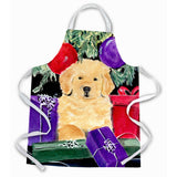 Caroline'S Treasures Ss8581Apron Golden Retriever Apron, Large, Multicolor