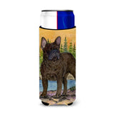 French Bulldog Ultra Beverage Insulators For Slim Cans Ss8597Muk