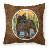 Caroline'S Treasures Ss8597Pw1414 French Bulldog Decorative Canvas Fabric Pillow, Large, Multicolor