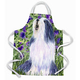 Caroline'S Treasures Ss8602Apron Bearded Collie Apron, Large, Multicolor