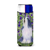 Bearded Collie Ultra Beverage Insulators For Slim Cans Ss8602Muk