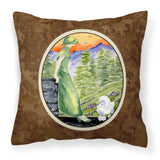 Caroline'S Treasures Ss8618Pw1414 Poodle Decorative Canvas Fabric Pillow, Large, Multicolor