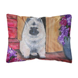 Caroline'S Treasures Ss8622Pw1216 Keeshond Decorative Canvas Fabric Pillow, Large, Multicolor