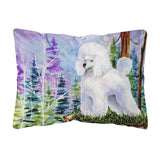 Caroline'S Treasures Ss8639Pw1216 Poodle Decorative Canvas Fabric Pillow, Large, Multicolor