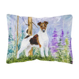 Caroline'S Treasures Ss8640Pw1216 Jack Russell Terrier Decorative Canvas Fabric Pillow, Large, Multicolor