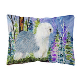 Caroline'S Treasures Ss8641Pw1216 Old English Sheepdog Decorative Canvas Fabric Pillow, Large, Multicolor