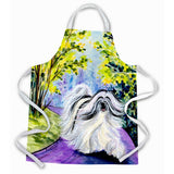 Caroline'S Treasures Ss8643Apron Tibetan Terrier Apron, Large, Multicolor